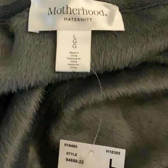 MOTHERHOOD Maternity dark grey open front cardigan. Size L - Picture 9 of 10